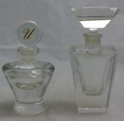 Two scent bottles