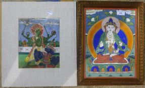 Two Tibetan Thangkas