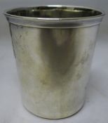 A French silver beaker