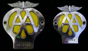 Two AA badges,