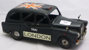 A model of a London black cab