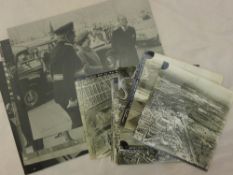 A quantity of press photographs of the Queen,
