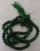 A string of jade beads