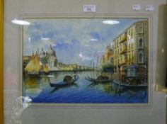 ITALIAN SCHOOL (20th century), Venetian scene,