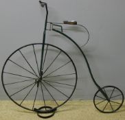A reproduction child's size penny farthing