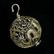 A Chinese dragon censer