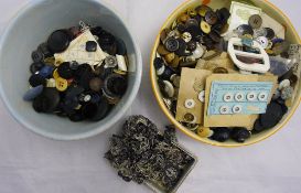 A collection of vintage buttons