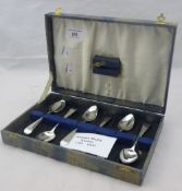 A set of six Georgian teaspoons by Thomas Wallis, London (1785-1809),