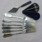 A quantity of silver plated items,