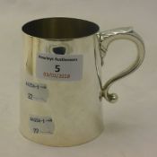 An Irish silver mug