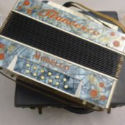 A cased Francesco accordion