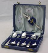 A set of eight Georgian teaspoons by William Bateman, London (1818-1820),