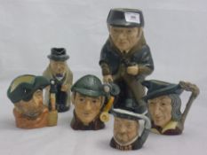 A quantity of Royal Doulton character jugs