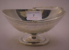 A Victorian silver basket