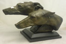 A double headed greyhound bronze