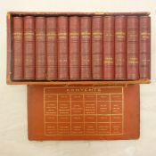 A cased set of miniature Shakespeare volumes