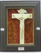 A 19th century ivory crucifix