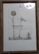 A framed and glazed, Limited Edition print 21/25, Just Testing,