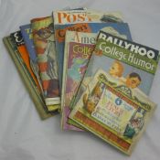 A quantity of vintage magazines