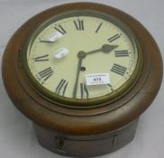 A small fusee dial clock