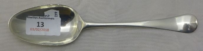 A George II silver tablespoon