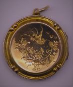 A Victorian photo locket,