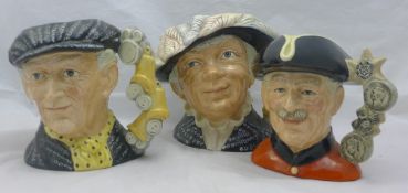Three Royal Doulton character jugs, Pearly Queen (D6759),
