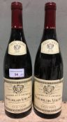 Louis Jadot Combeoaux Jacques Beaujolais-Villages, 2012 and 2007 Two bottles.