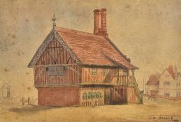 ALICE FERRAND (19th century) British The Moot Hall,