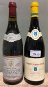 Bourgogne Pinot-Noir, 2003 Single bottle; together with Morgon, 1995, single bottle.