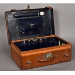 A George V gentleman's suitcase, retailed by Pittway Brothers,