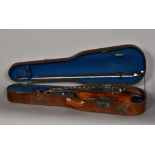 After GIUSEPPE FIORINI DA BOLOGNA, An early 20th century violin The two piece back 36 cm,