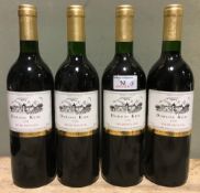 Domaine Keim Vin de Pays D'Oc, 1998 Four bottles.