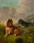 S BLAKE OF HALESWORTH (19th century) British Terriers at Work Oils on canvas Signed and dated