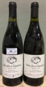 Mas des Chimeres Vin de Pays des Coteaux du Salagou, 1996 Two bottles.