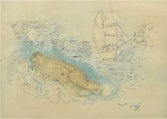 RAOUL DUFY (1877-1953) French Baigneuse Etching and aquatint Signed within the plate 31 x 22 cm,