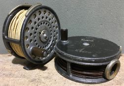 A Hardy Bros. Ltd The Zenith 3 3/8" fishing reel Together with a Hardy Bros.