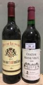 Roc de Lussac St Emilion, 1993 Single bottle; together with Chateau Mayne Vieux St Emilion, 1990,