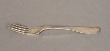 An early silver fork,