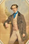 FRANCOIS THEODORE ROCHARD (1798-1858) French Portrait of Arthur William Macnaghten (1835-1919),
