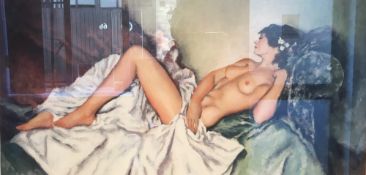 After WILLIAM RUSSELL FLINT (1880-1969) British Nude Study Acrylic on board Unsigned 58.5 x 28.