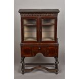 A Victorian mahogany miniature, apprentice piece,