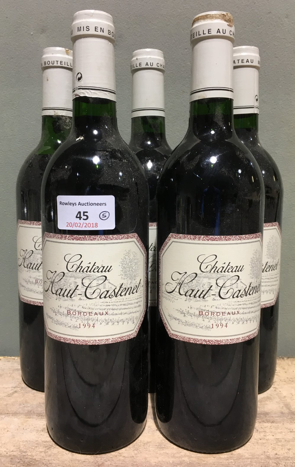 Chateau Haut-Castenet Bordeaux, 1994 Five bottles.
