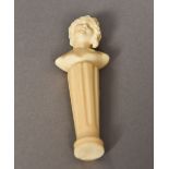 A Victorian ivory desk seal