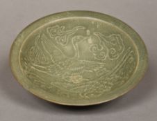 A Chinese porcelain bowl The interior w