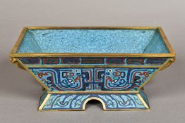 A Chinese cloisonne planter