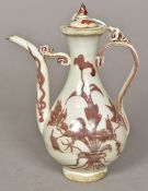 A Chinese porcelain ewer