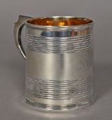 A George III silver mug, hallmarked Lond