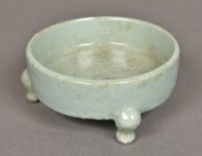 A Chinese porcelain censor Of dished fo