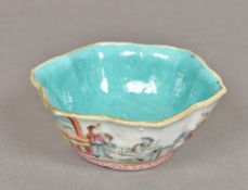 A 19th century Chinese porcelain lotus b